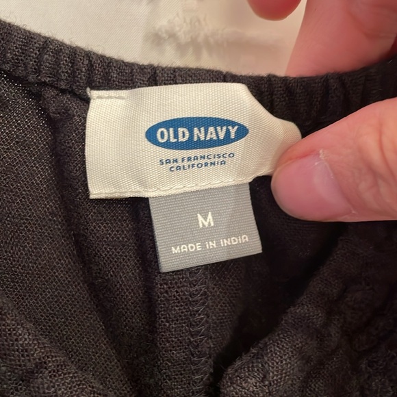 Old Navy Black on Black Embroidered Romper - Picture 3 of 6